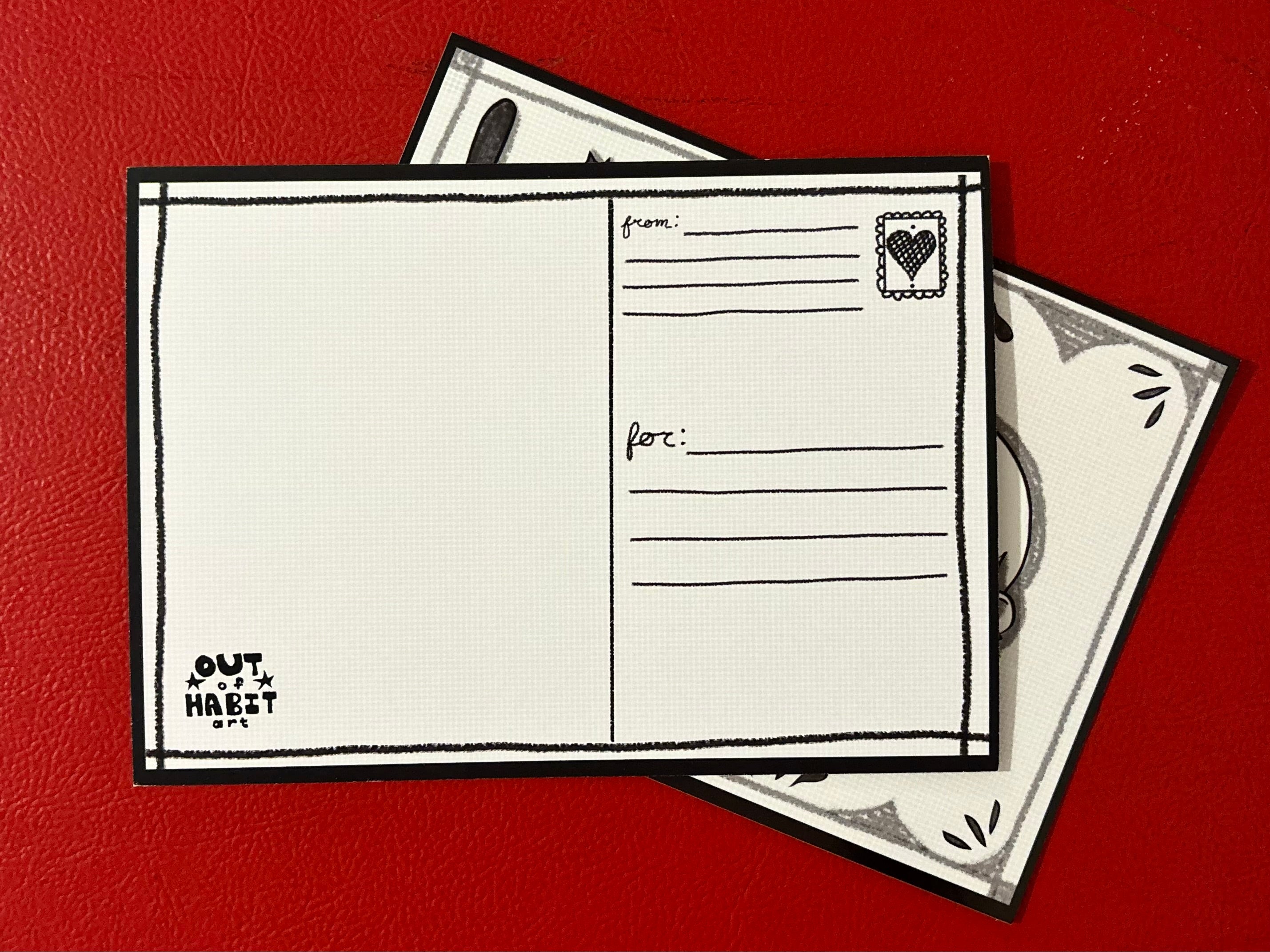 Found Item postcard