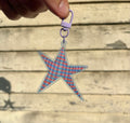 Blue Star keychain