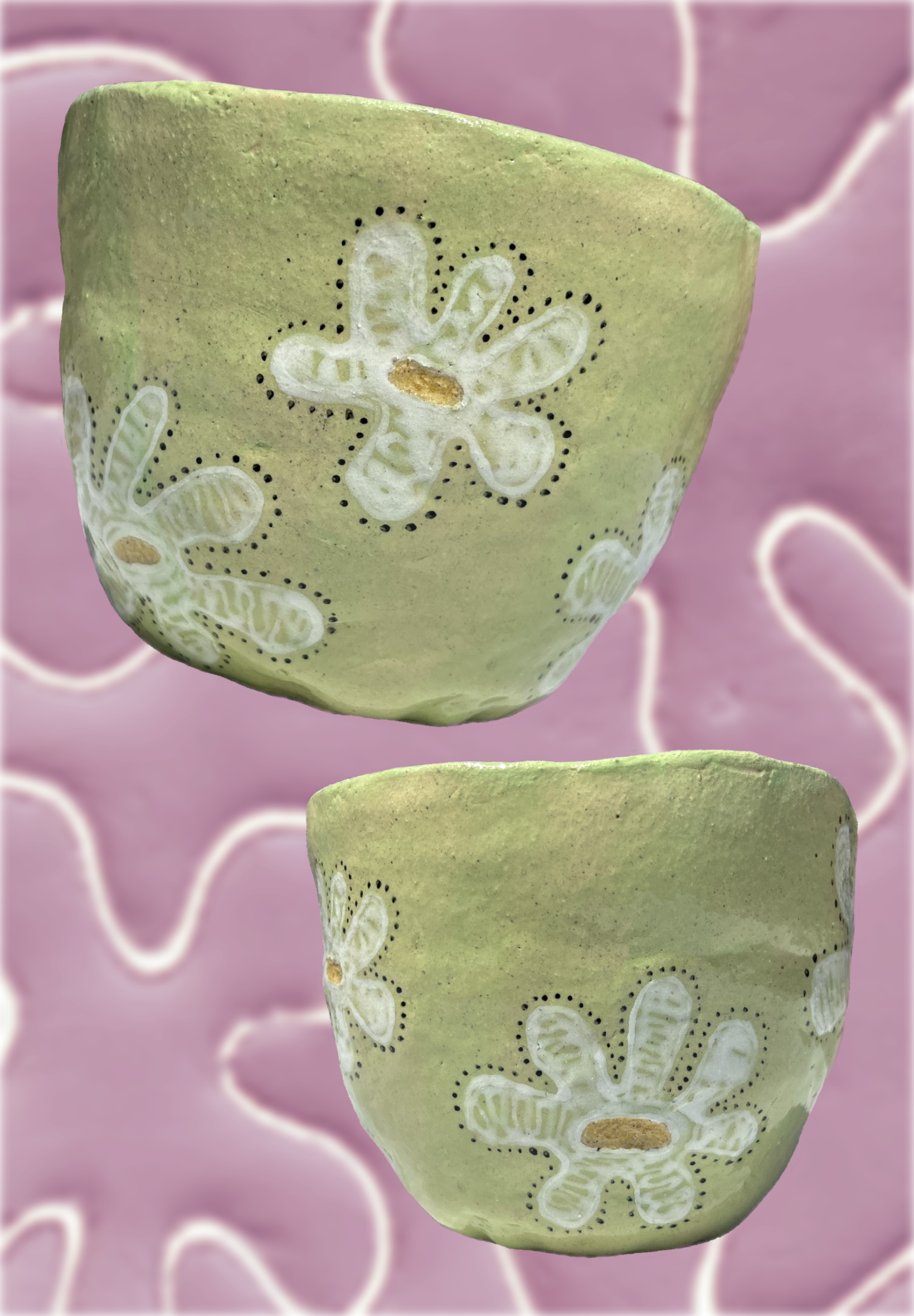 Green Flower pot
