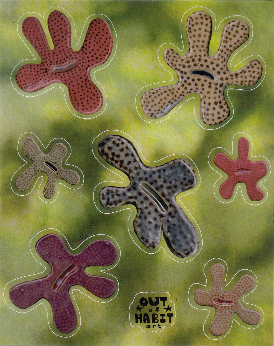 Flower Power sticker sheet