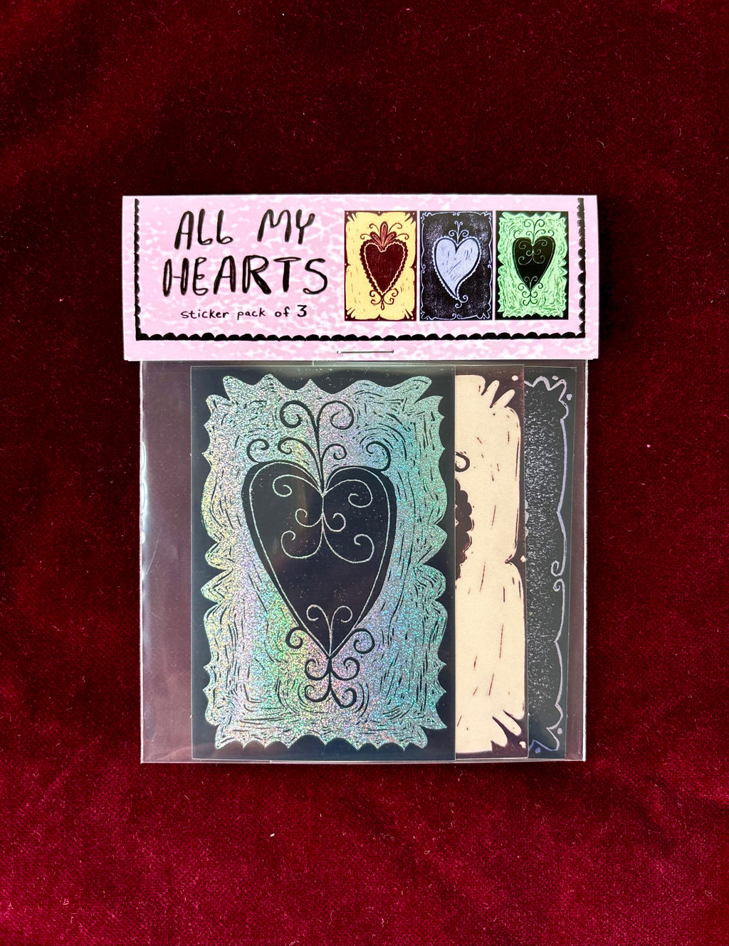 All my Hearts sticker pack
