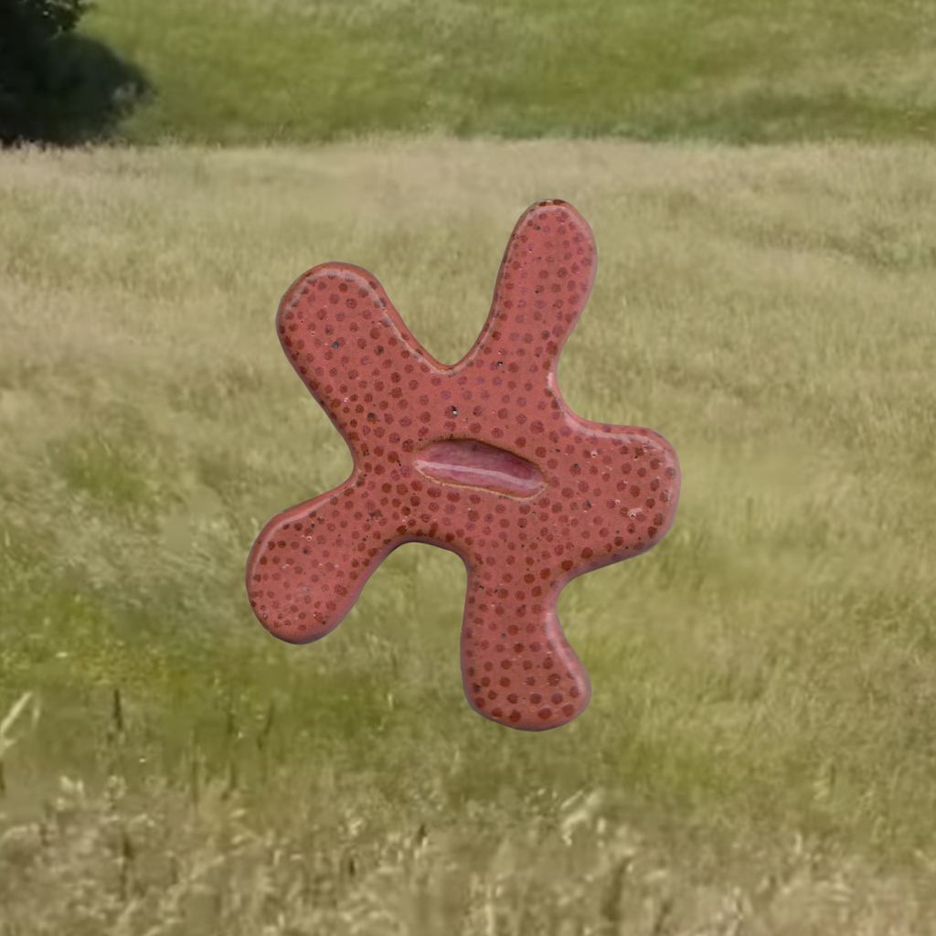ceramic flower wall hanger