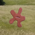 ceramic flower wall hanger