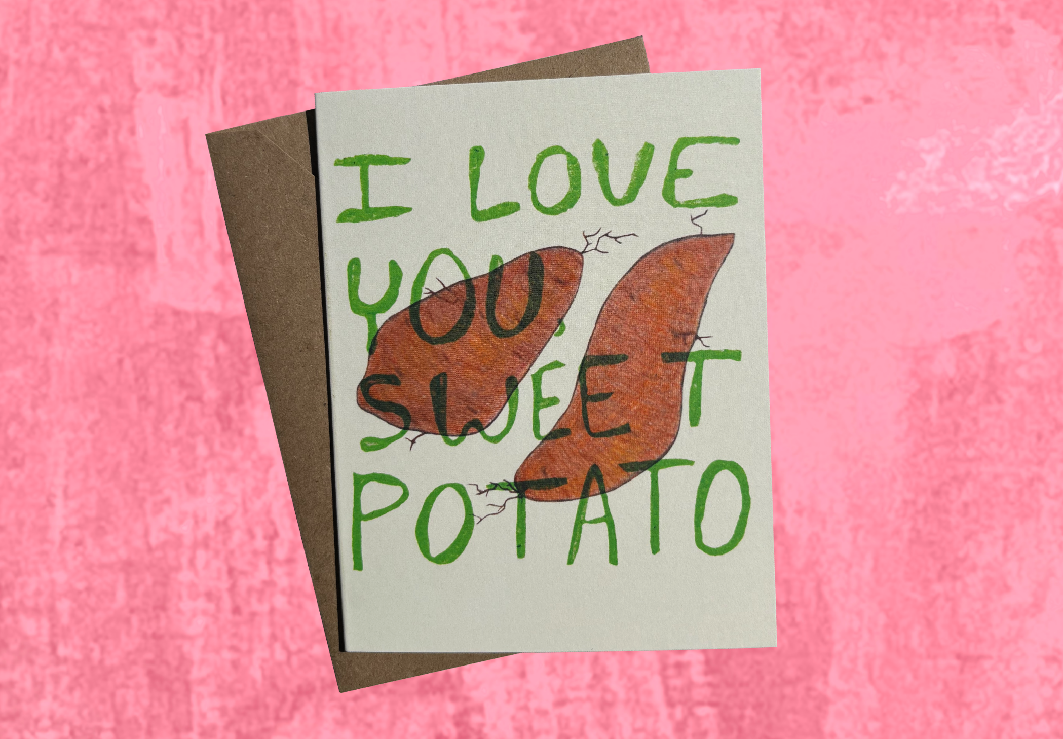 I Love You, Sweet Potato card