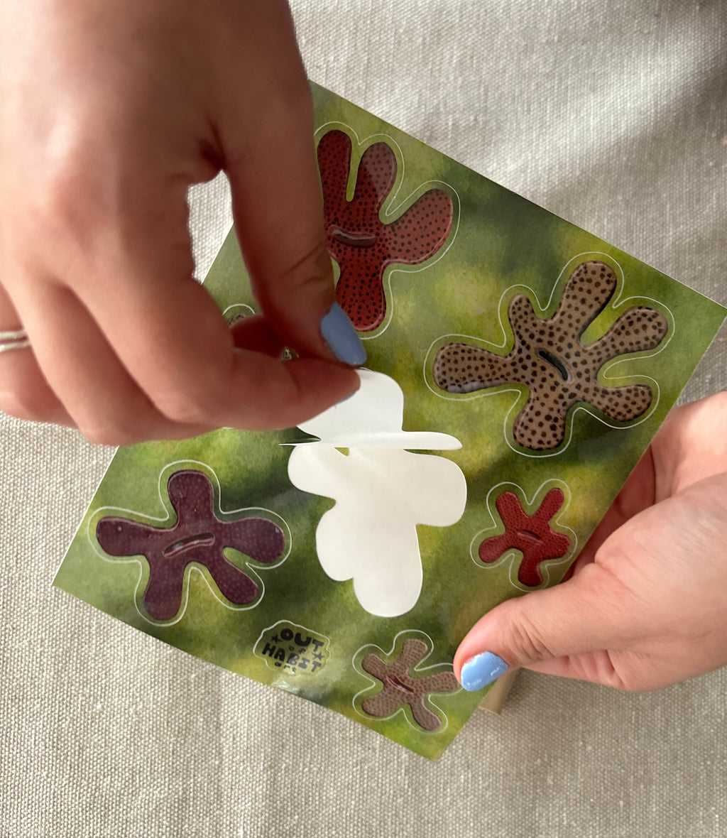 Flower Power sticker sheet