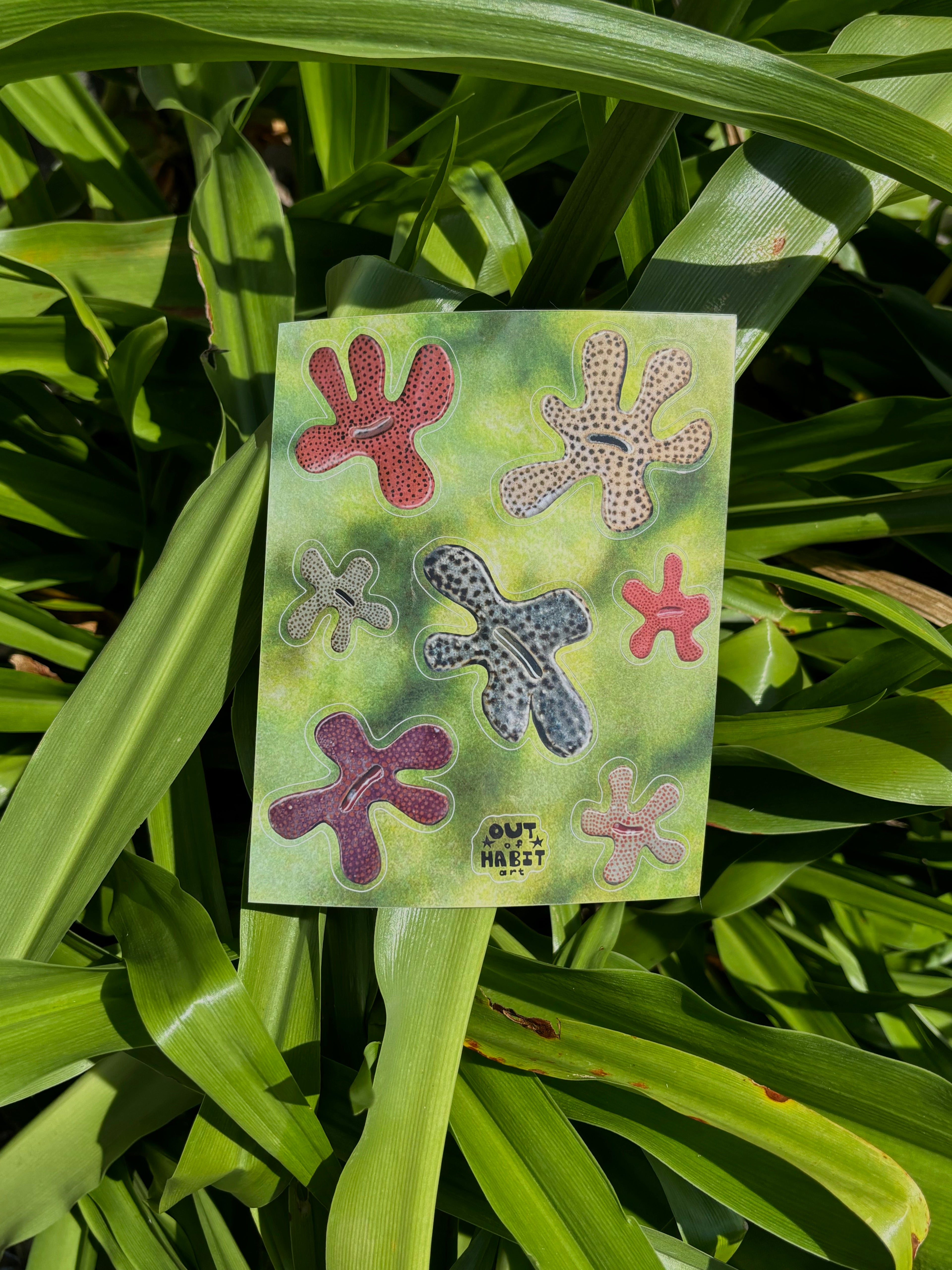 Flower Power sticker sheet